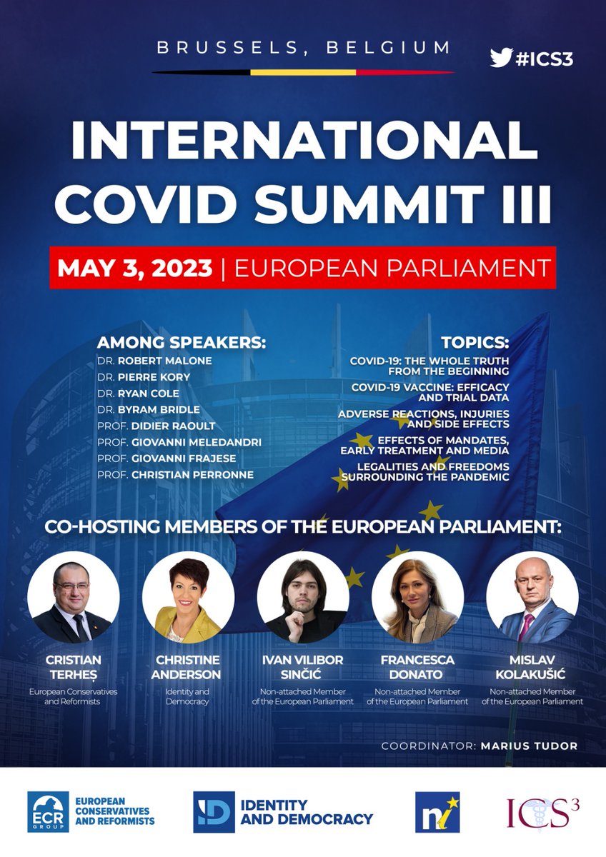 IntCovidSummit's tweet photo. Tune in. Streaming link available shortly on our Home Page: https://t.co/Fooje7iwP3 #ics3 #thewholetruth #ep #europeanparliament https://t.co/vnJ1ki84GH