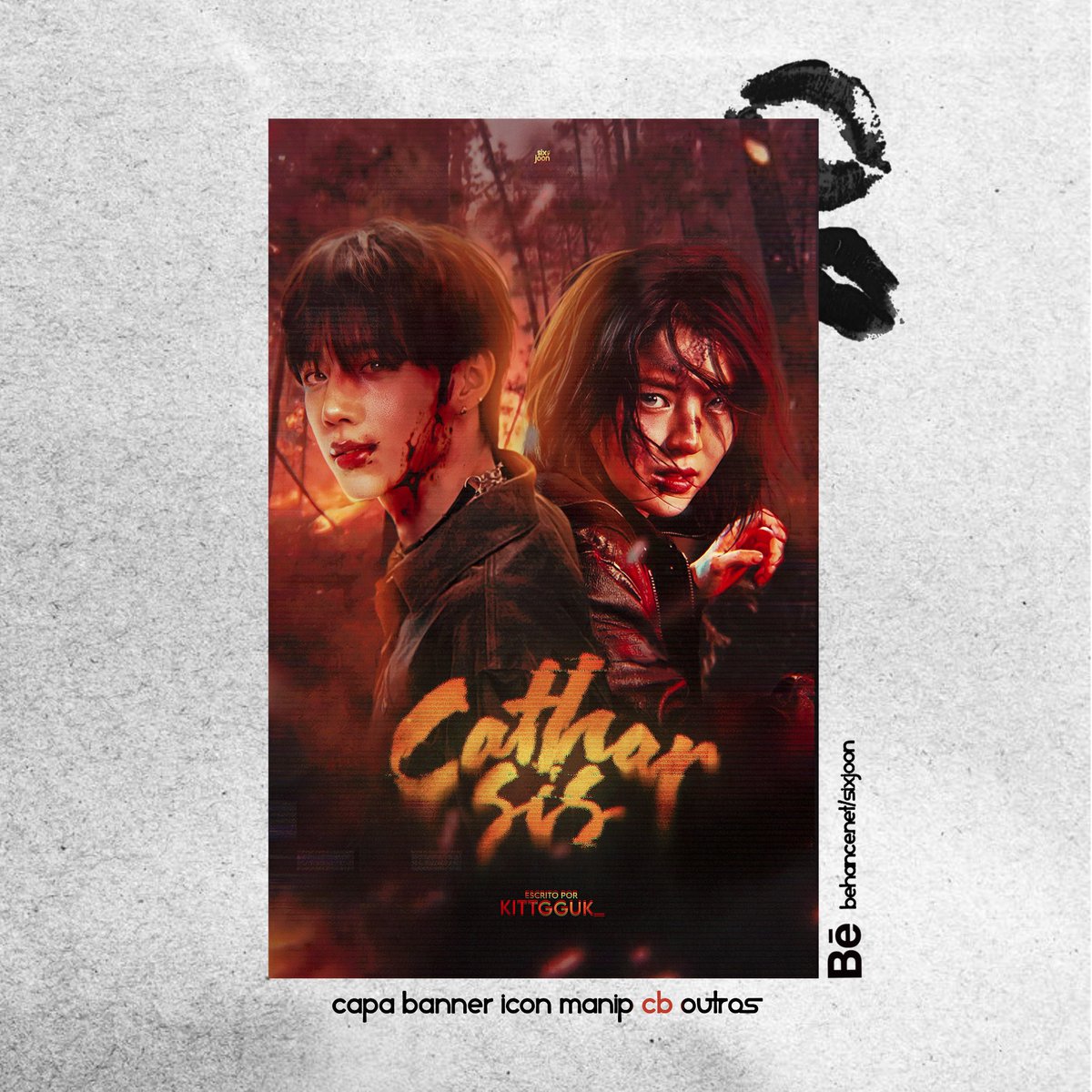 sixjoondesign's tweet photo. capa e banner: catharsis 
entrega para: @kittgguk

muito obrigada pela preferência! https://t.co/gAZNv668GZ