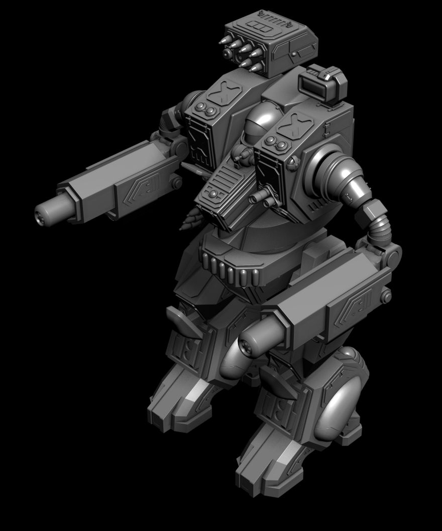 MekaRamen's tweet photo. Hellbringer/Loki progress: all details and design are done and locked down, and we are moving on to cleaning up the mesh.
@ArtofBattletech
#battletech #battlemech #hellbringer #loki #mechwarrior https://t.co/zq1pGWdpxm