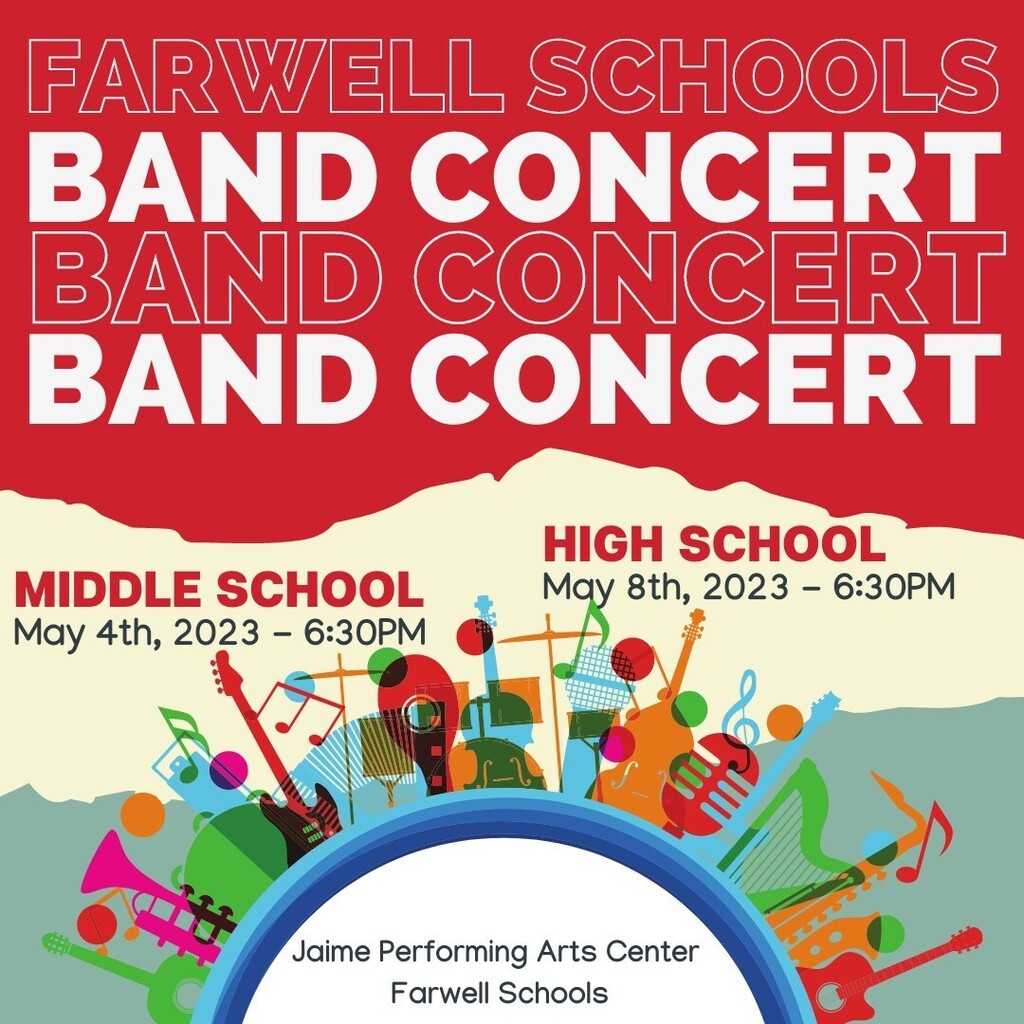 farwellbands's tweet photo. Some great music coming up! https://t.co/nJCDp6KCNZ
