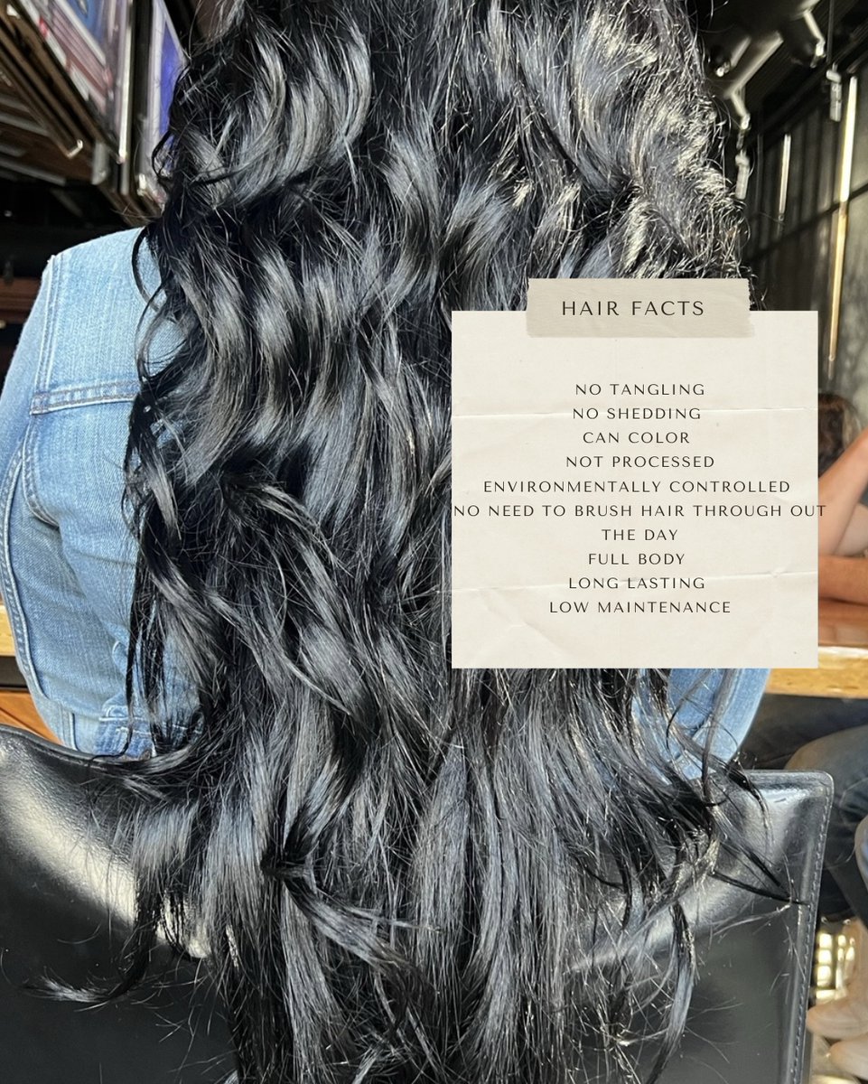 Hair facts. 

Be sure to check your text, it’s Happy Hair Hour Wednesday