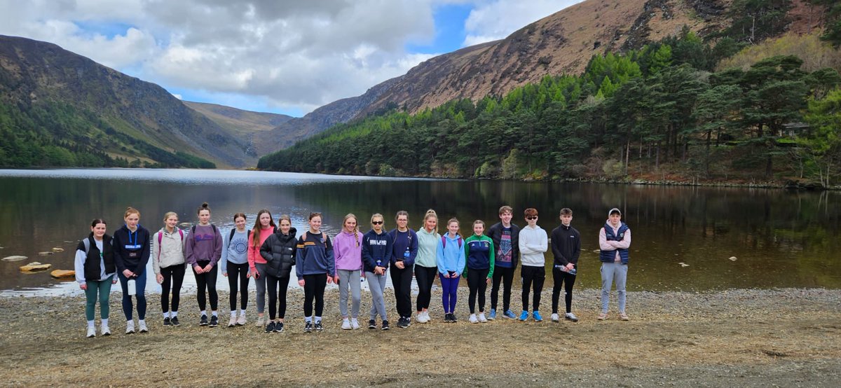 TY Gaisce Adventure Journey to the Wicklow mountains. 
As part of the bronze <a href="/GaisceAward/">Gaisce - The President's Award</a>, the students were required to undertake a number of tasks throughout the 26 weeks, and complete it with an overnight stay and a hike of 25km over the course of two days.