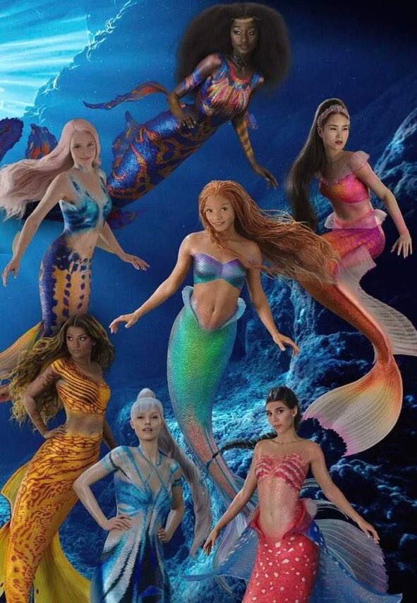OliverLopezCano's tweet photo. 🧜‍♀️ #PROGRESIA | <Según> este es el primer vistazo de las hermanas de Ariel. Notable el profundo desprecio a las mayorías, a las pelirrojas y a la originalidad de la historia.

Película que se estrenará el próximo 25 de Mayo, la cual le auguro un rotundo fracaso en taquilla. https://t.co/MqzJDOucJY