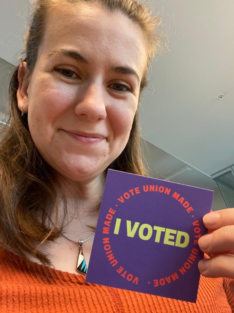 UCUnionMADE's tweet photo. Everybody’s votin’ #unionMADE https://t.co/hG4bKNBho8