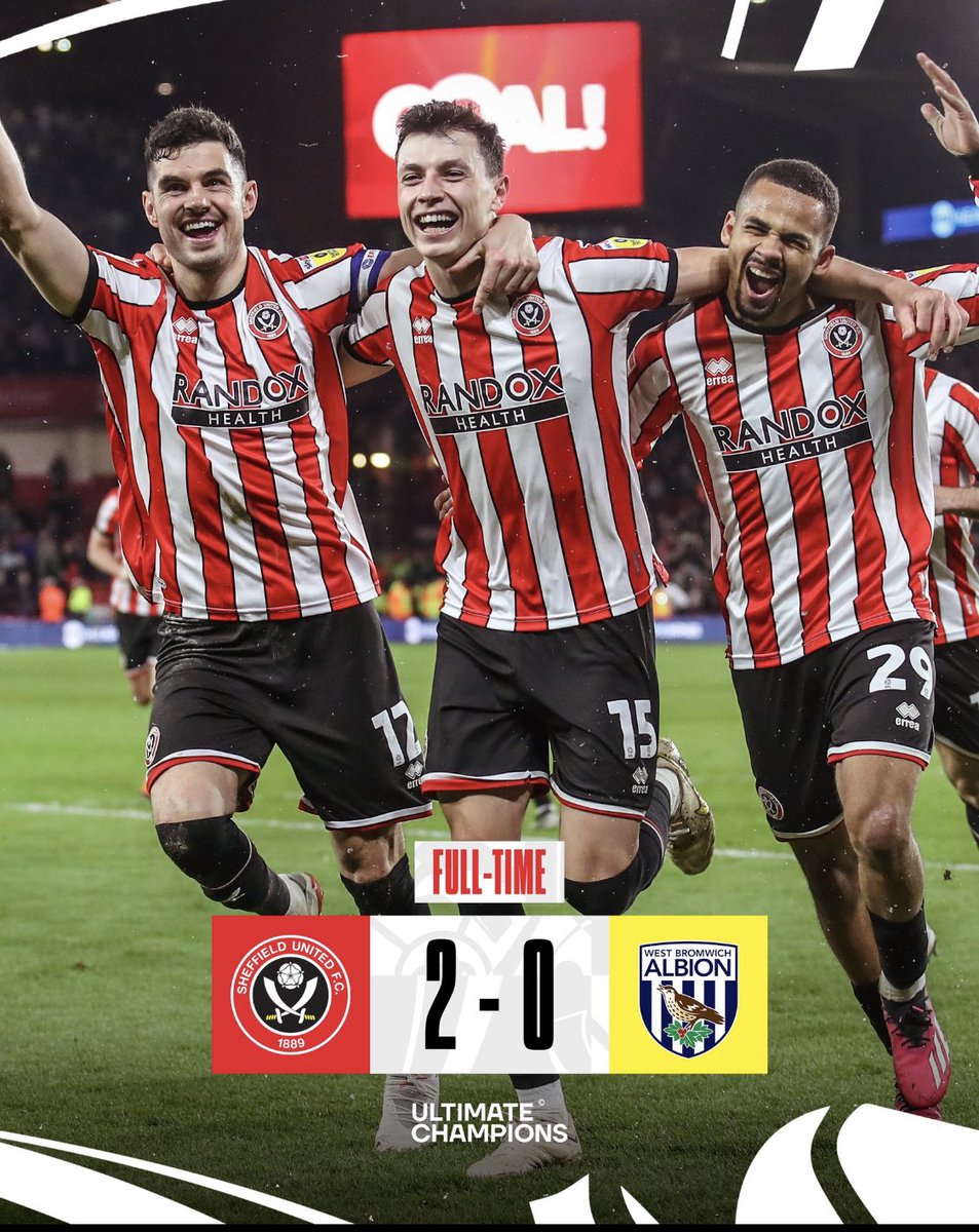 Up The Blades!! Back in the Premiership. Absolutely brilliant!!