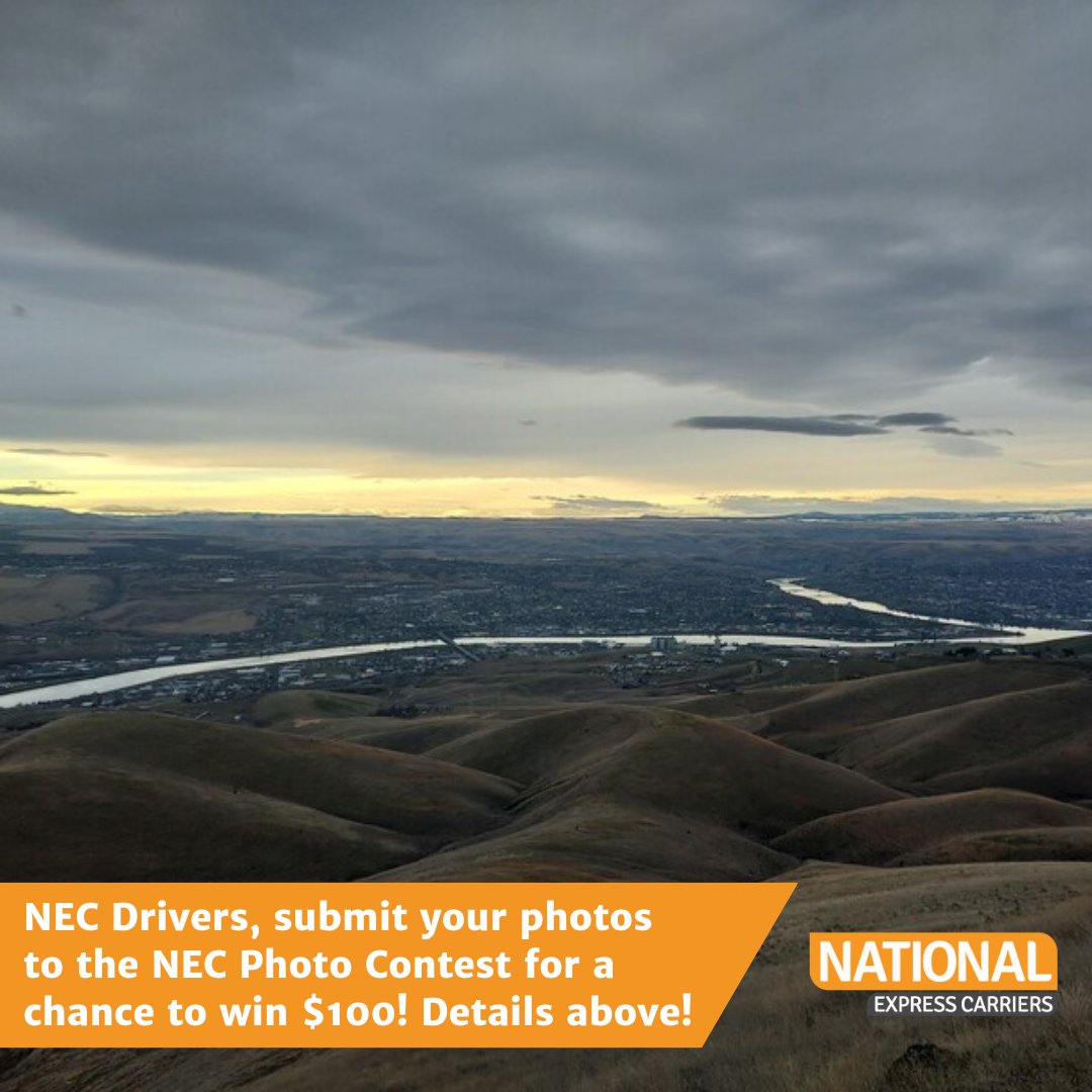 National_Exp's tweet photo. Amazing photo taken by our own Marc McLaughlin for the #NECDriverPhotoContest! 🧡
NEC Drivers, we'd love to see your life on the road! Submit photos for a chance to win $100 &amp; vote for your favorites here: https://t.co/LLem86RWNP 👏🏽
#truckdrivers #drivers #nationalexp https://t.co/5DFbg1h5sb