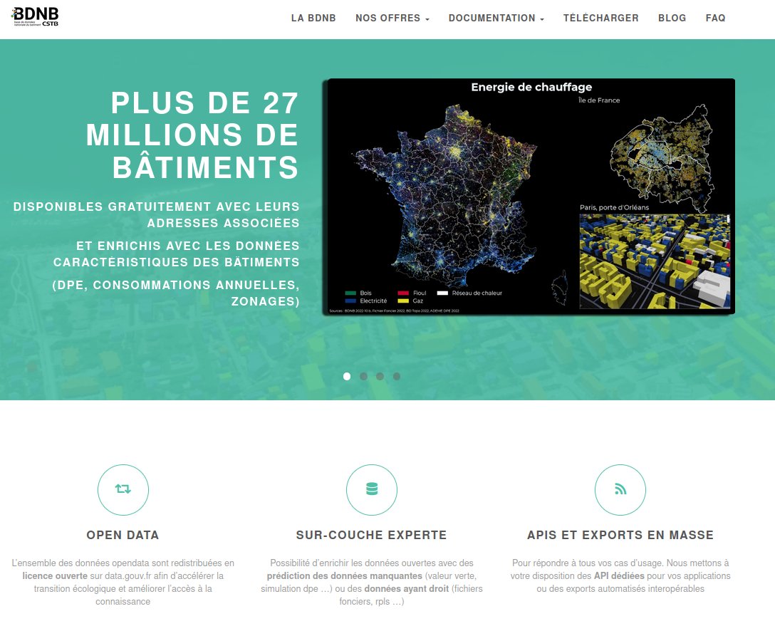 Allez hop, un site web pour la BDNB et les services associés.  

bdnb.io 

Hugo pour le moteur. #NoCookie , on vous trace pas.  

Et quelques goodies, comme des pages dynamiques d'exploration du modèle de données (merci SchemaSpy) 

#BDNB