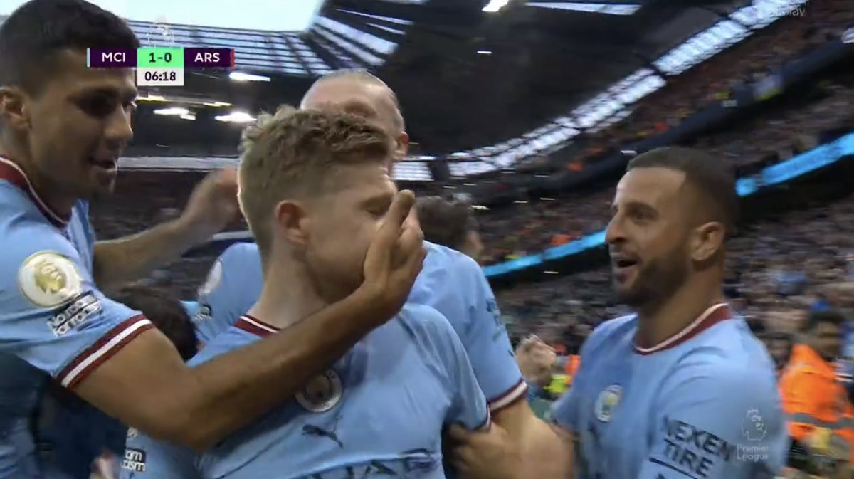 WHAT A GOAL BY KEVIN DE BRUYNE 😤💙💙💙 GET IN MAN CITY