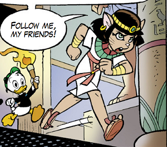 MalteserRefs's tweet photo. Comic panels of Amneris from the Donald Duck comic "Revenge of the Pharaoh".
Album https://t.co/Ma6rQWit7H https://t.co/s02Ele6nnV