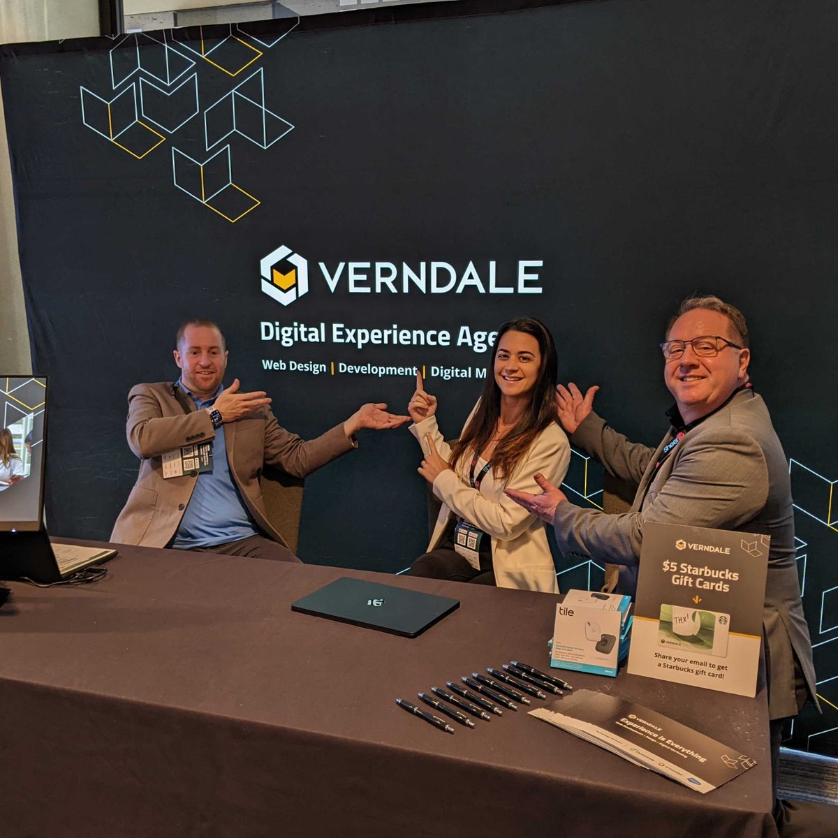 VerndaleTweets's tweet photo. Can we point you in the direction of our team? We're excited to be at the 8th Annual Digital Marketing for Financial Services West Summit in San Francisco! 👋 Swing by Verndale's table to say hello. 

#dmfswest #dmfs2023 https://t.co/wCDolbPt4K