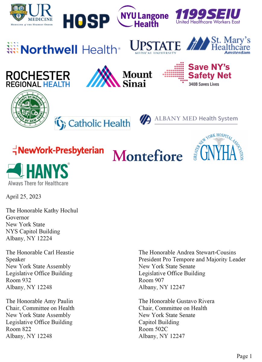 RyanHealthNYC's tweet image. The @GNYHA, @HANYScomm, @1199SEIU and more agree: Reverse the pharmacy carve-out. It will jeopardize critical safety-net services across the state. @AmyPaulin @CarlHeastie @NYSenatorRivera @AndreaSCousins @GovKathyHochul @HealthNYGov #CancelTheCarveout #Save340B #SaveOurSafetyNet