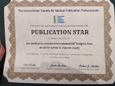 Better_Posters's tweet photo. We got an award 🥇 for our #ConferencePoster on conference posters and accessibility! 🤩 https://t.co/tMuUoMhKG2 #AcademicPoster https://t.co/6ODBew7GU0 https://t.co/FZWz2ta1yh