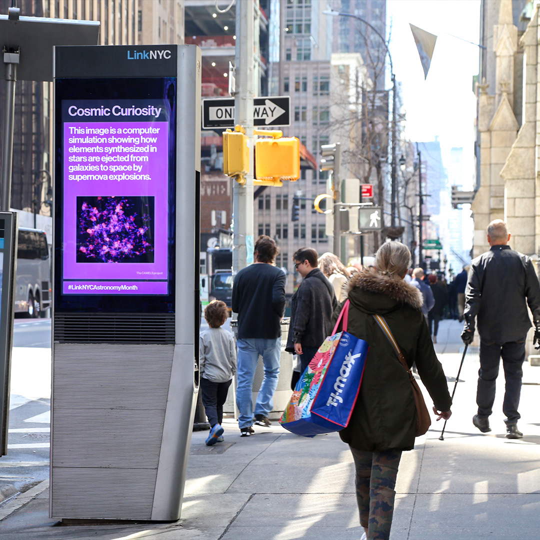 LinkNYC's tweet photo. LinkNYC is out of this world! https://t.co/NL3NWAABU5