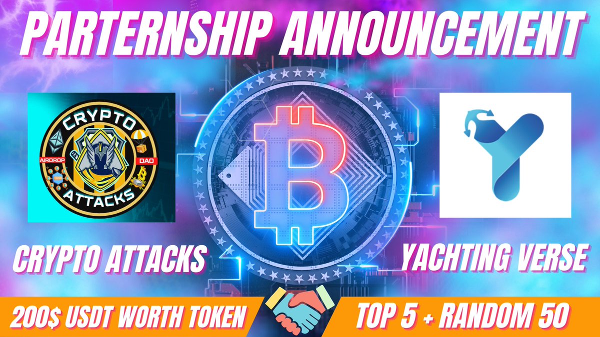 🔰Crypto Attacks X YachtingVerse #AIRDROP🔰

🏆Prize Pool:- 200$ $YACHT

🎮Follow <a href="/YachtingVerse/">YachtingVerse</a> &amp; <a href="/CryptoAttackDao/">CRYPTO ATTACKS || DAO</a>
🎮Like, ReTweet &amp; Tag 3 Friends
🎮Fill Gleam- wn.nr/3XXzWR3

⏳ Ends 31th April

🙌Increase chance by inviting friends!

#Giveaway #Airdrop #Defi #IDO