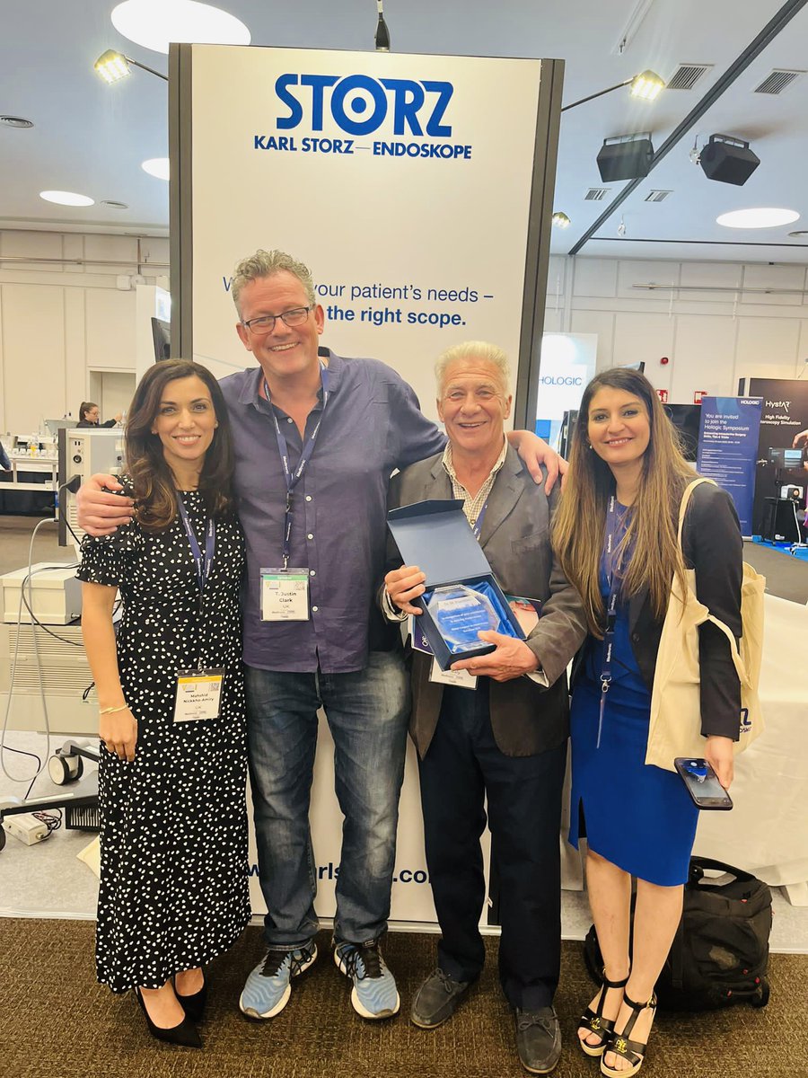 Great first day at GHC2023! Enjoyed discussing Hysteroscopy, challenges and future developments with legend Maria Franchini and <a href="/TJustinC/">Thomas Justin Clark</a>