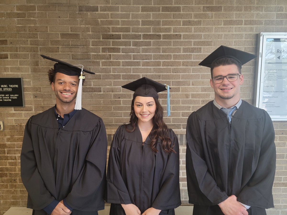 GoAnchormen's tweet photo. Congratulations to Nathan Lackman, Jenna Lisi &amp; Jonathan Oliveira on receiving their prestigious awards at today's Cap &amp; Gown Ceremony! https://t.co/IiNhPaAH53