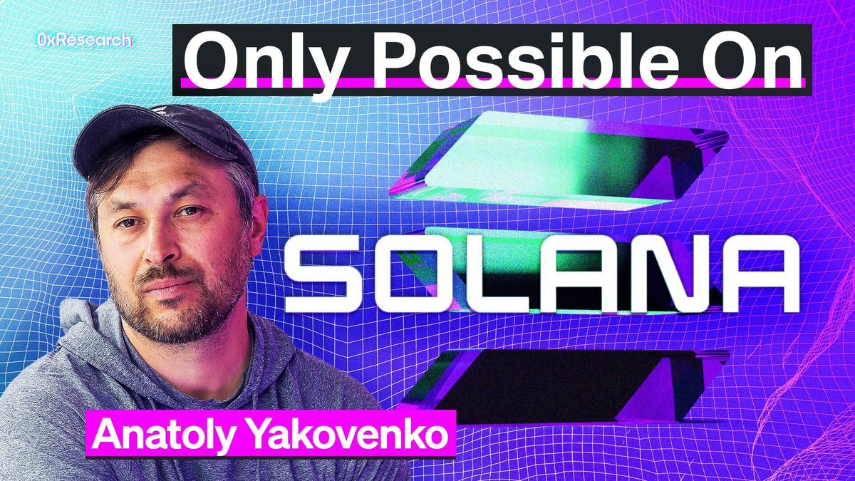 0xResearch's tweet photo. Only Possible On Solana

New episode with @toly on why @solana is building the most optimized, minimally-extractive L1

We discuss Saga, Firedancer, Local Fee Markets, L2s, Solana MEV &amp; more!

→https://t.co/Q6fC1aiPXt
→https://t.co/OvnRgNMyEL
→https://t.co/ozvAYjqmC9 https://t.co/KivQNlx28Z