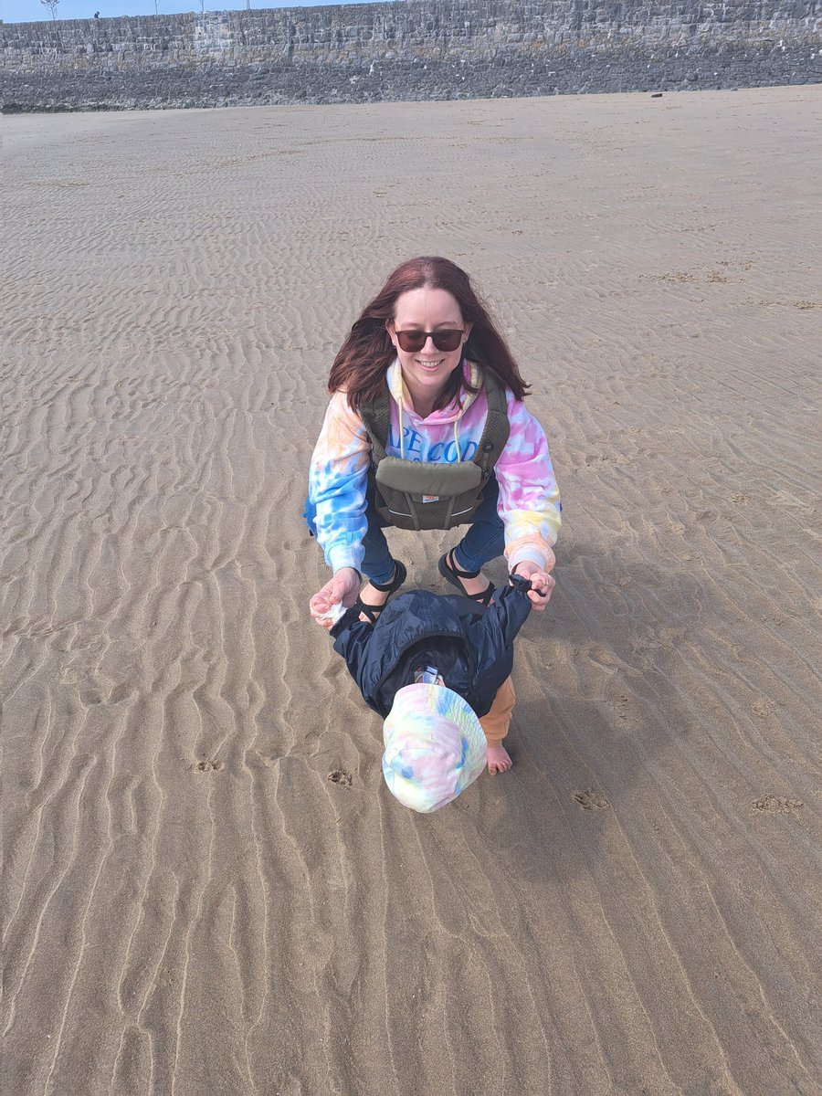 First #LesbianVisibilityDay as a sometimes (in)visible lesbian parent. Feeling very lucky ❤️ (this is the only picture I have of us both without his face 😅)