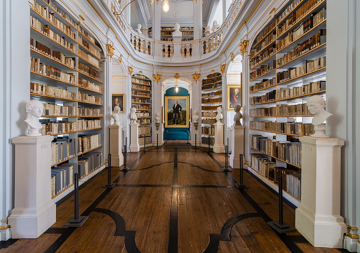 The Duchess Anna Amalia Library in Weimar, Germany