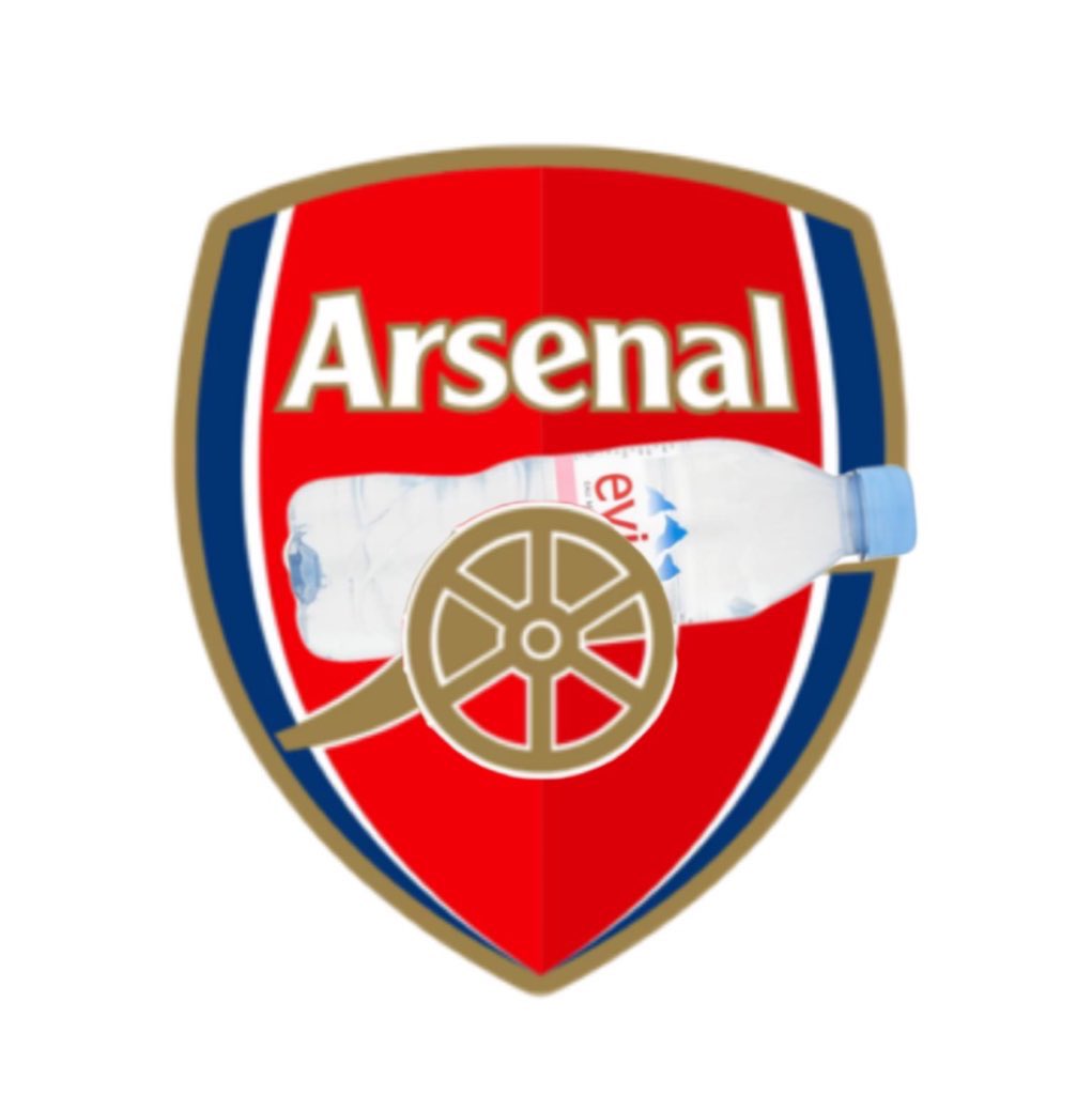 Jay95Ktl's tweet photo. If Arsenal don’t win the league, they might as well change the badge to this 😪

#MCIARS https://t.co/msLqzjCr4C