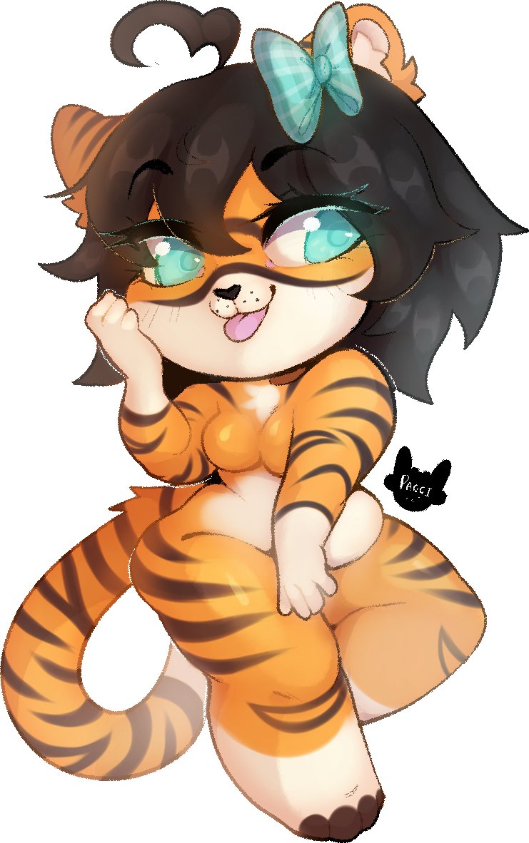 averytiggiekit's tweet photo. Artist: PaggiArt on FB ♡

"Hey you look cute!" 
"I got some chubs...is that okay?" https://t.co/8QROuEfhyT