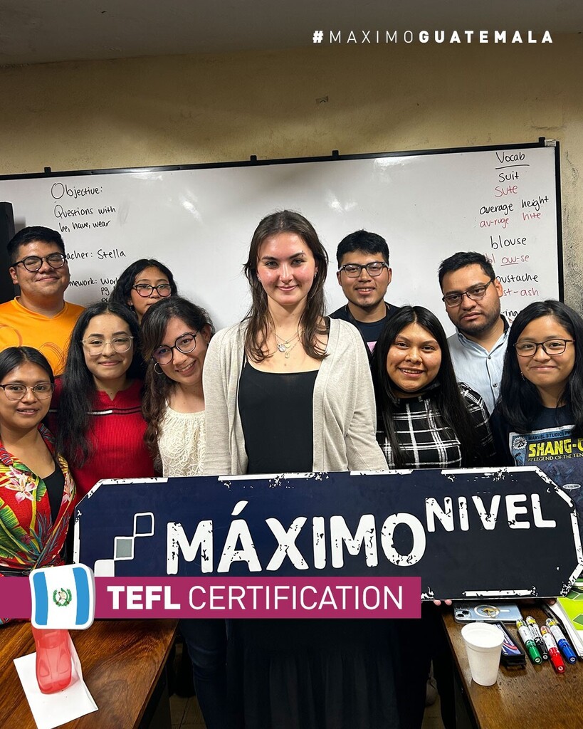 maximoabroad's tweet photo. We are thrilled to congratulate our April TEFL graduates at #MaximoGuatemala! 👨‍🎓👩‍🎓 Through living, training, and navigating a new country, you have completed 4-weeks of intense TEFL training and excelled in one entire week of practical teaching with real English students. Your… https://t.co/iY9eE4KKD3