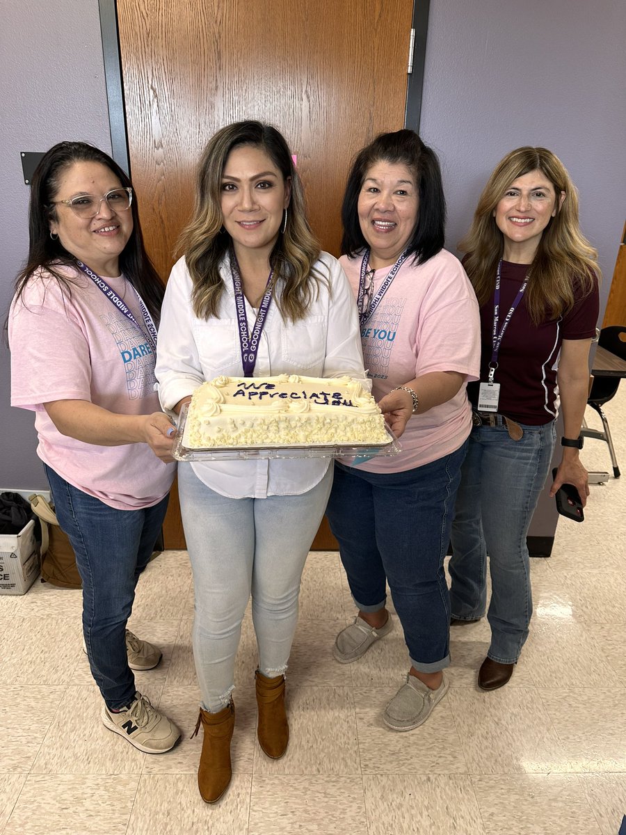We wouldn’t be all that we are without these ladies that keep us moving forward! Happy administrative professionals day! #SanMarcosCISD