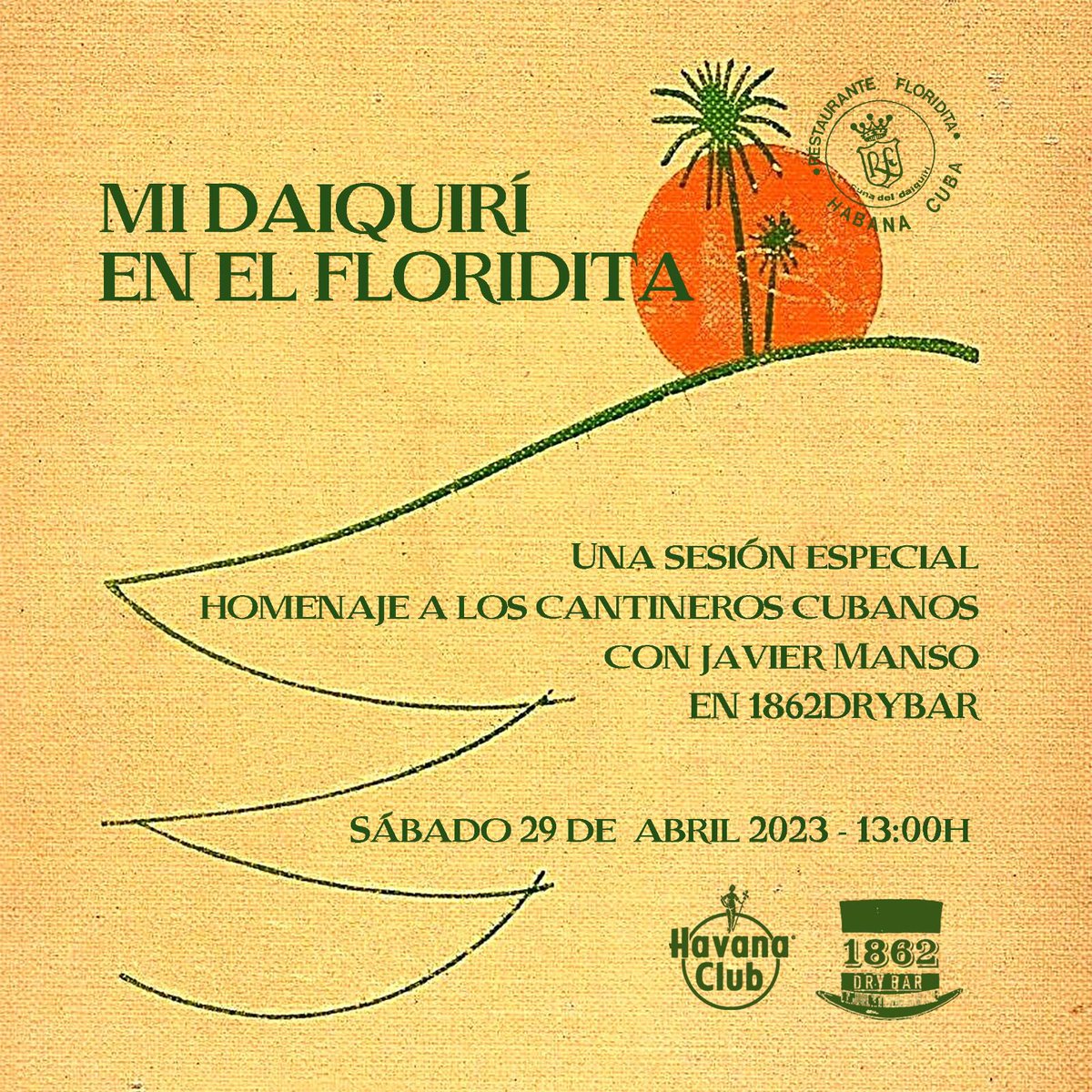 Mi Daiquirí en El Floridita
Y este domingo a mediodía, también en #1862drybar