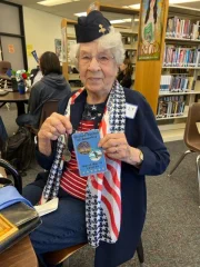 Evelyn Dahl, World War 2 veteran, age 102 in Woodland, CA