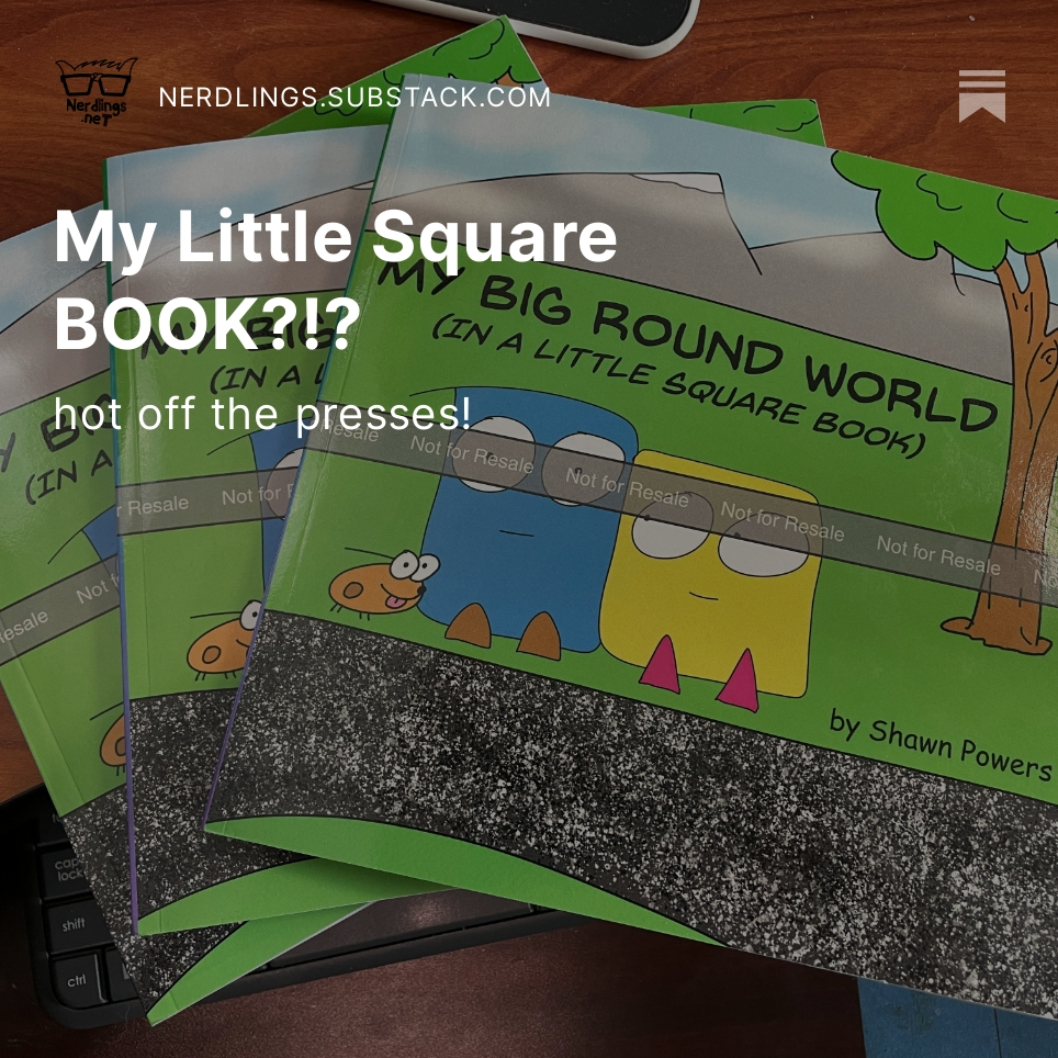 shawnp0wers's tweet photo. Remember when I drew a comic every day? Well, there were a lot of days of that. And today, a bunch of those @mybigroundworld comics became... A BOOK! (a discounted pre-order book even...)

Details are in my free newsletter: https://t.co/LyQCUBS9DG https://t.co/OB5Hdo1fNM