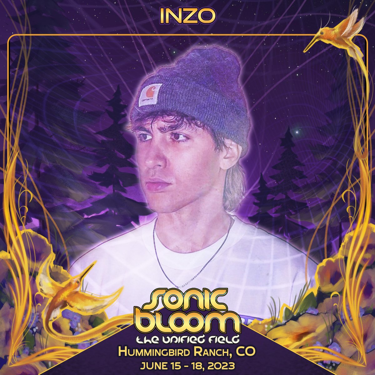 SONIC_BLOOM's tweet image. INZO @Inzo_Music began learning piano at four years old, quickly becoming a musical prodigy. He is known for his light and euphoric melodies, as well as his sophisticated percussion.

Catch his set at SONIC BLOOM 2023! Listen: sonicbloomfestival.com/inzo/

#INZO #SONICBLOOM