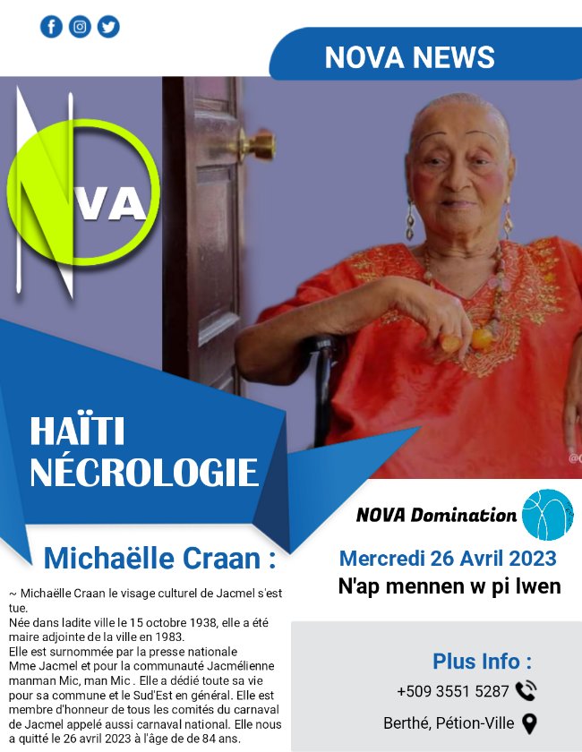 Novadomination's tweet image. A la une