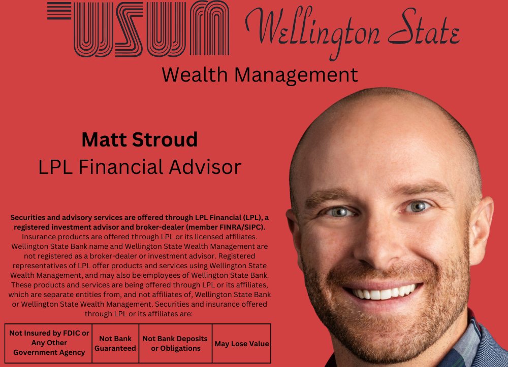 WSB1906's tweet photo. Did you know we have an in-house financial advisor?
Matt Stroud's experience and friendly attitude is part of our commitment to offering personal service and trusted guidance that aligns with our values and vision to put your best interests first. 
https://t.co/884i68XgUB https://t.co/3JFAduqKvT