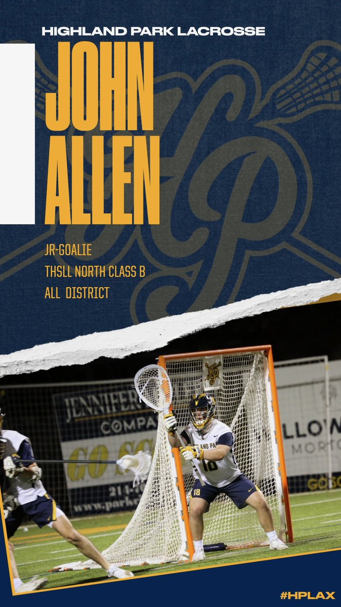hplax's tweet photo. Congrats to Varsity Gold’s G John Allen and D Harrison Cullum for their recognition by @THSLL_North for their contributions this season in the Class B Division💥! #hplax #texaslacrosse #thsll https://t.co/icXh7NPlYk