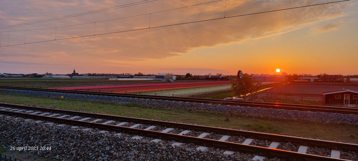 LiberiEritus's tweet photo. Mooie avond #NSstation #Hillegom richting #DeZilk https://t.co/z07MdBPBo2