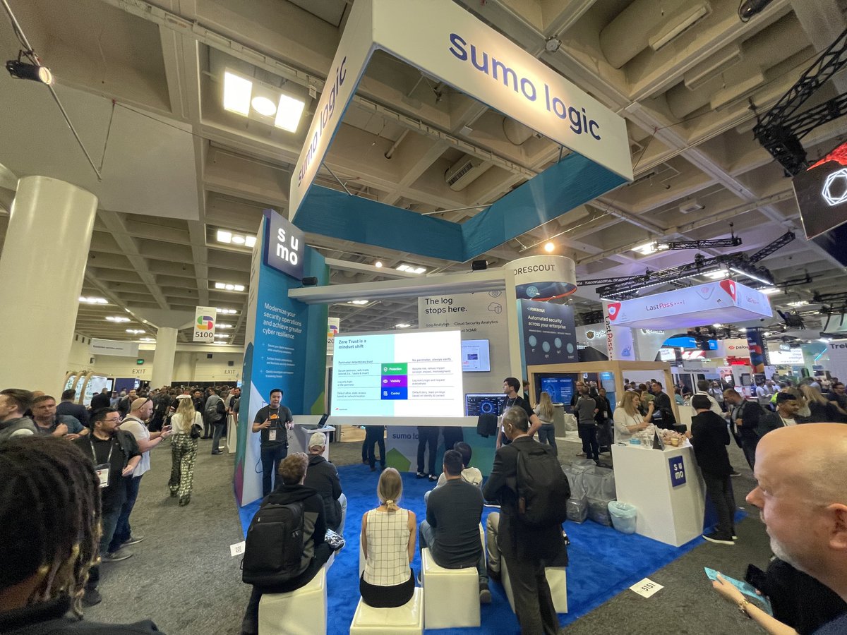 Cloudflare's tweet photo. Cloudflare’s James Chang holding a session on extending #ZeroTrust visibility across your network at the @SumoLogic booth, N-5151. #RSAC #CloudflareRSAC https://t.co/K736iVk8hx