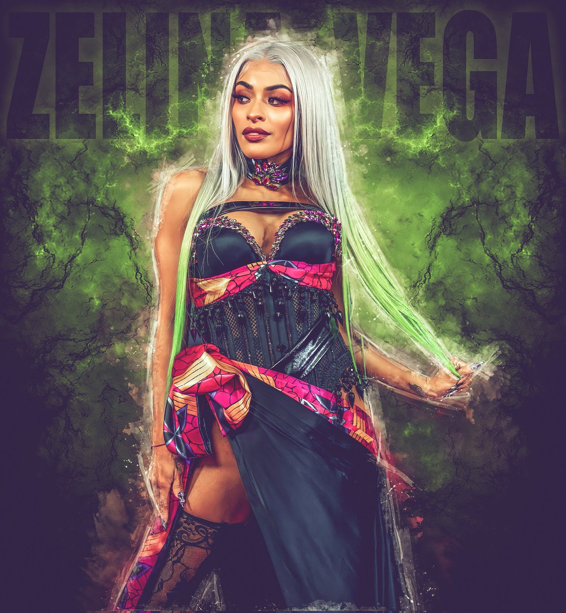 messignah's tweet photo. Zelina Vega    @ZelinaVegaWWE
...
📸 Credit to original photographer
...
#ZelinaVega #wwe #LWO #FirstLadyOfLWO #wrestling #LaReina #LaMuñeca #TheMoment #badassbeauty https://t.co/pm5sHMDhSd