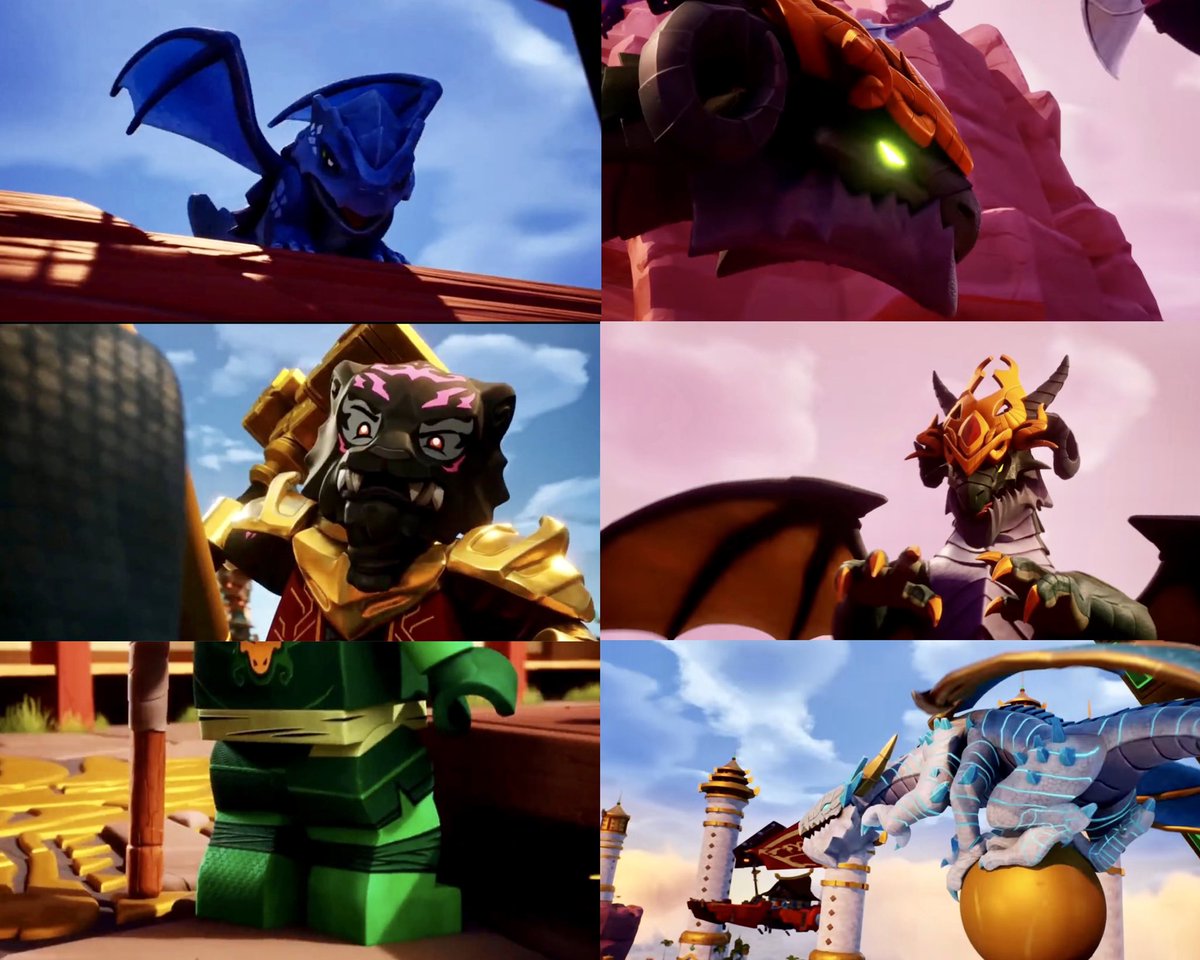 This trailer really showed how beautiful the new Ninjago is, for once I’m generally looking forward to it (also the dragon designs are sick…especially the green one) #Ninjago 🫰