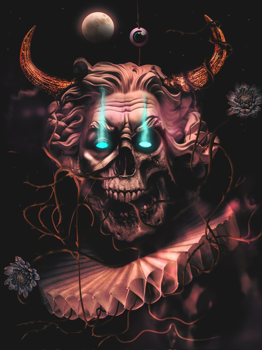 "Night demon" 
Last update ⚡⚡⚡
2/5 editions

Available on <a href="/objktcom/">objkt</a> 
This piece was created in collaboration with the <a href="/SkullDegenClub_/">$SKULL Degen Club 💀</a>  💀🔥⚡