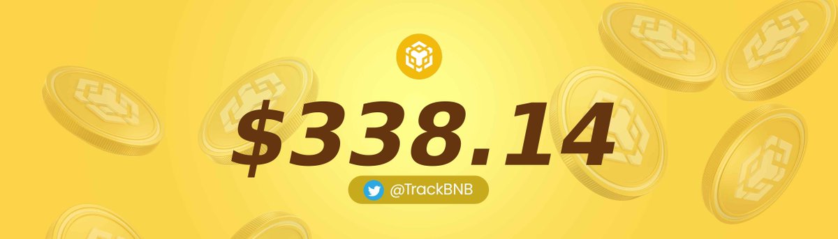 TrackBNB's tweet photo. #BNB Price: $338.14  📉 https://t.co/tZW48vxwNe