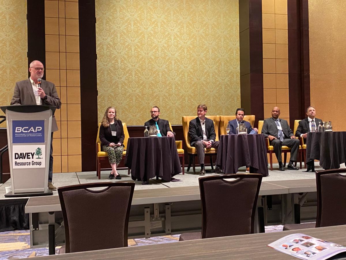 NCTItraining's tweet photo. Hello Pennsylvania! Great first day at #BCAP, the Pennsylvania Broadband Summit. Our VP of Productivity Solutions, Jack Latzer is in the exhibit hall ready to talk about your training and workforce development strategy. https://t.co/nZmdWbppPH #broadband #NCTItraining https://t.co/F2XCFqyYqE