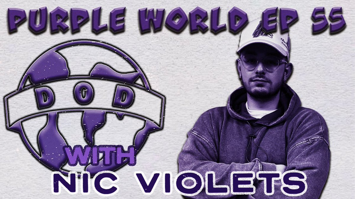 DoOverDont's tweet photo. New episode of Purple World with @nicviolets out now 💜: https://t.co/sOzBKwNP9x https://t.co/X4TCWUjhSf