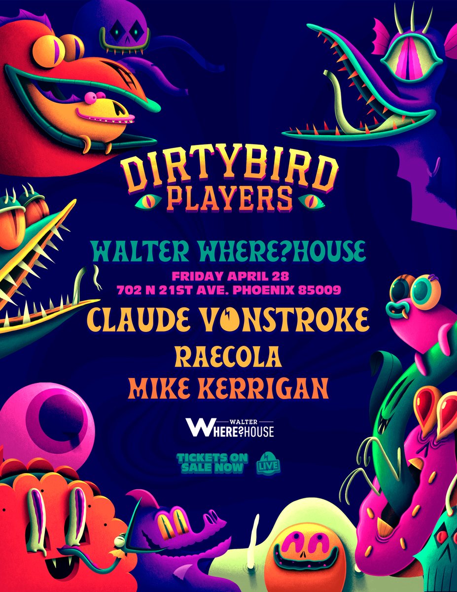 Arizona Birdies Alert!!!

RETWEET for your chance to win 2x tickets to <a href="/VonStroke/">VonStroke</a>’s Players Tour @walterwherehouse in Phoenix, Arizona, on Friday, April 28th!

Good luck, everyone!!