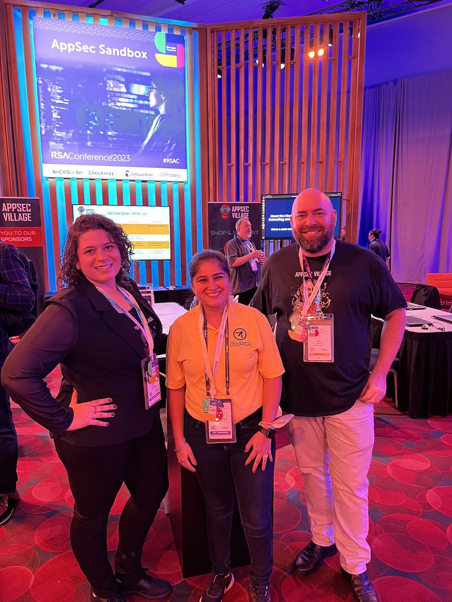 InfosecVandana's tweet photo. Do checkout the @AppSec_Village at the Sandbox area @RSAConference They have incredible things happening https://t.co/HhizvBb8YY