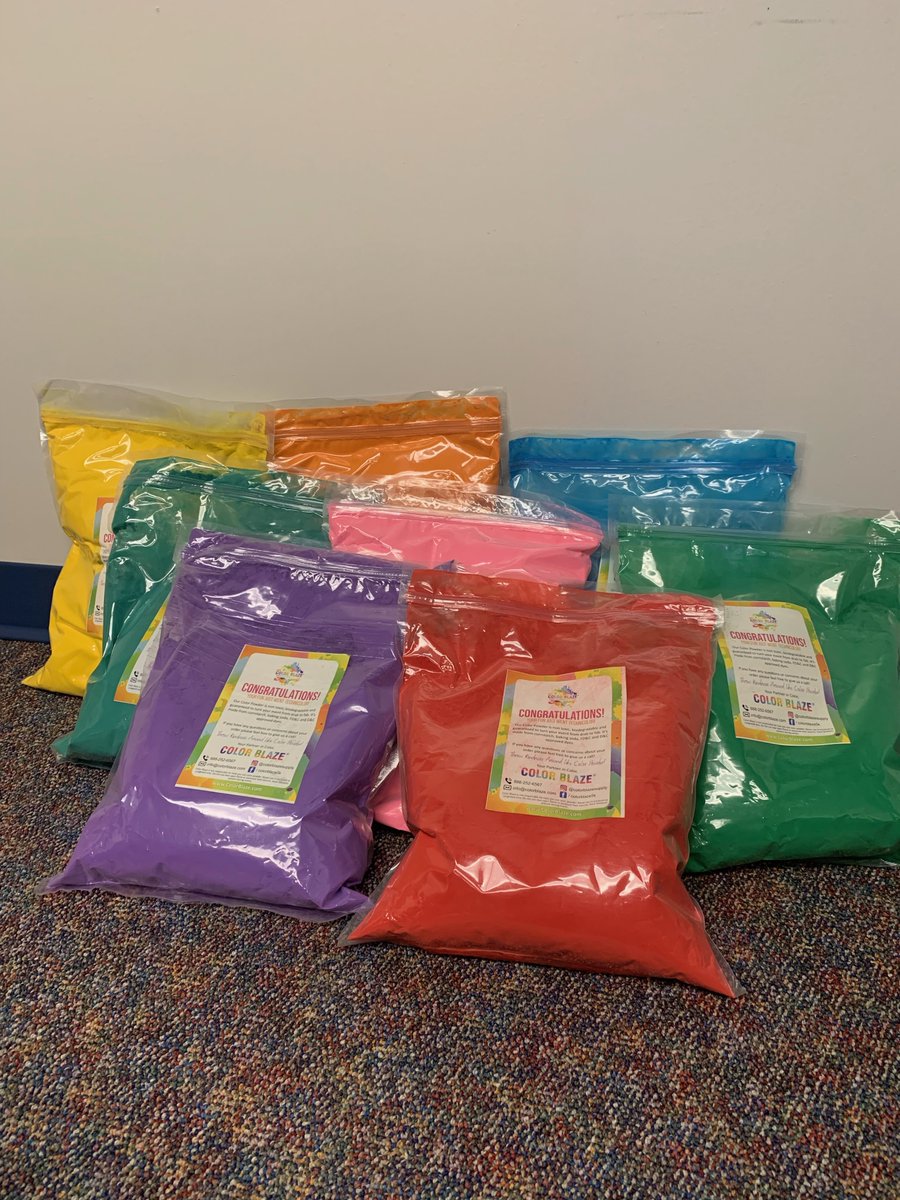 COLOR RUN powder is here!! Don’t forget registration forms are due by Friday, April 28th. Registration forms can be found in the front office. HGMS Students- grab a friend and come enjoy this fun event!!