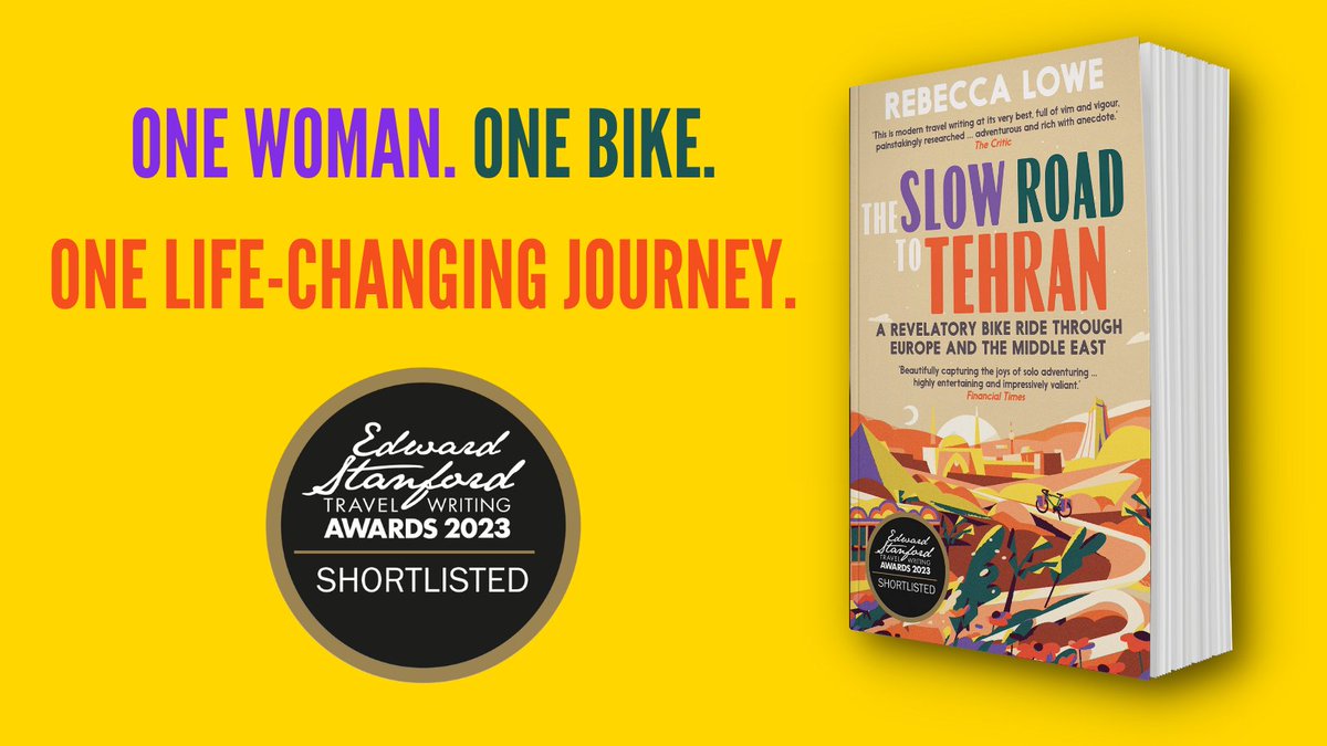 septemberbooks's tweet photo. ONE WOMAN. 11 THOUSAND KILOMETRES. TWO WHEELS.
Happy publication day to @reo_lowe, whose incredible travel memoir #TheSlowRoadToTehran publishes today in paperback. π΄πΌββοΈ https://t.co/XloJyQG3aC