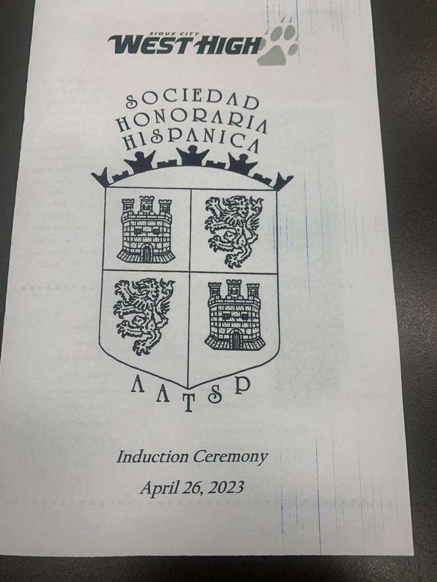 So excited to be celebrating the new initiates into the Spanish Honor Society at West High! @WHS_Activities #sccsd