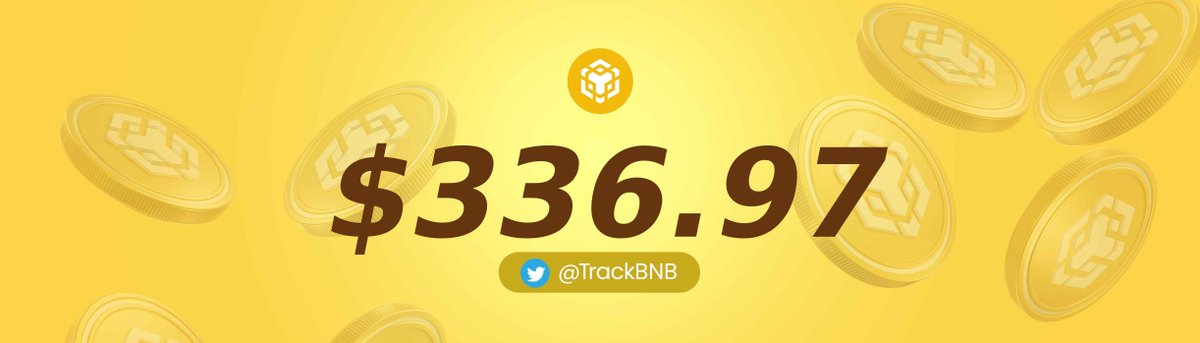 TrackBNB's tweet photo. #BNB Price: $336.97  📈 https://t.co/jmaOxTBnM6