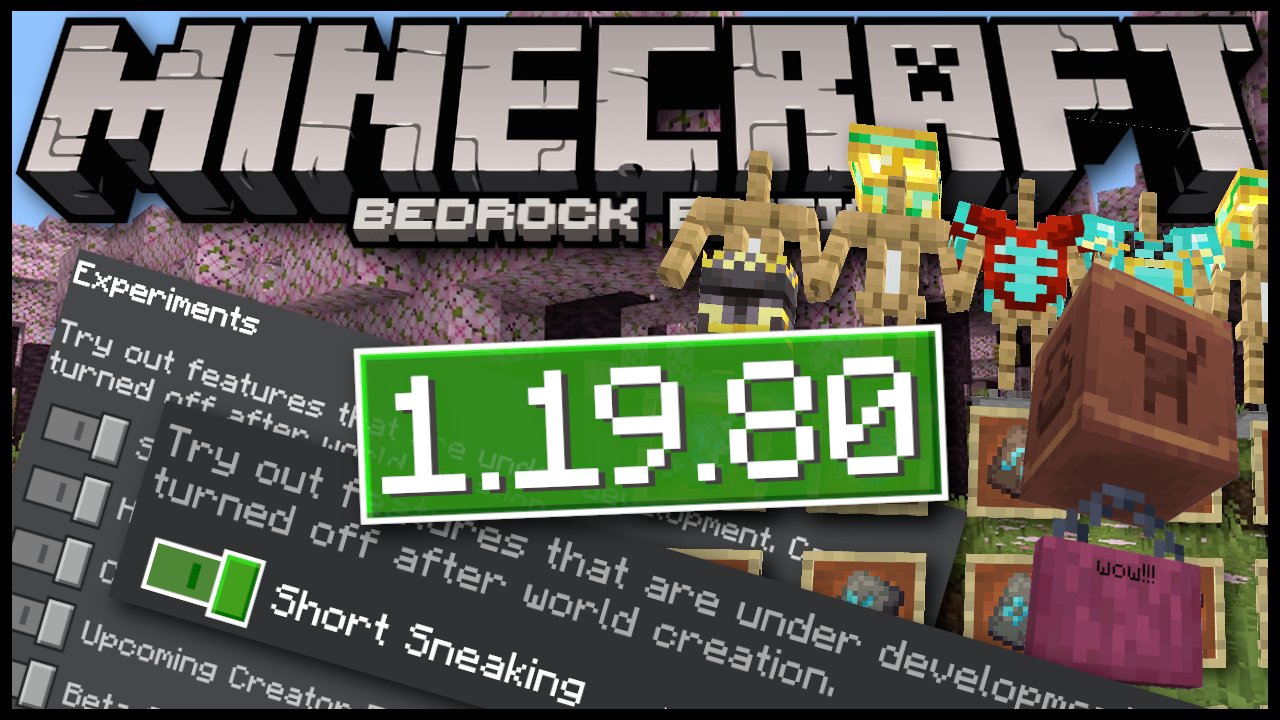 Skippy6 On X: "1.19.80 Update ✓ Trails Toggle + Sneaking 1.5.