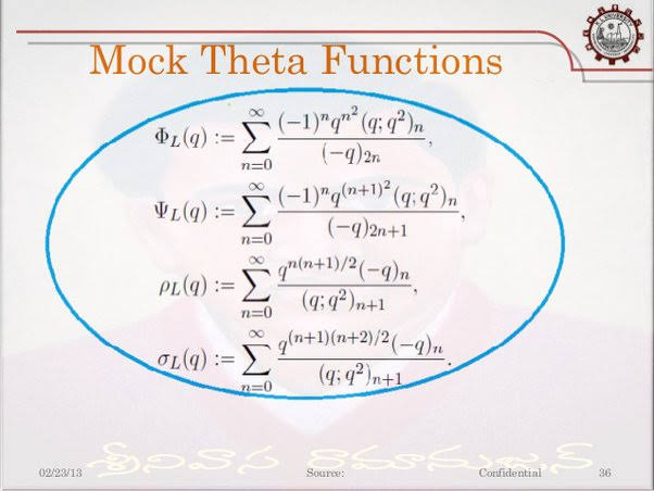 Paujikeshra's tweet photo. Mock-Theta Function: One of the greatest gift of Srinivasa Ramanujan.
Death anniversary: 22 Dec 1887 to 26 Apr 1920...@Cambridge_Uni  @royalsociety https://t.co/Eux22ph26a